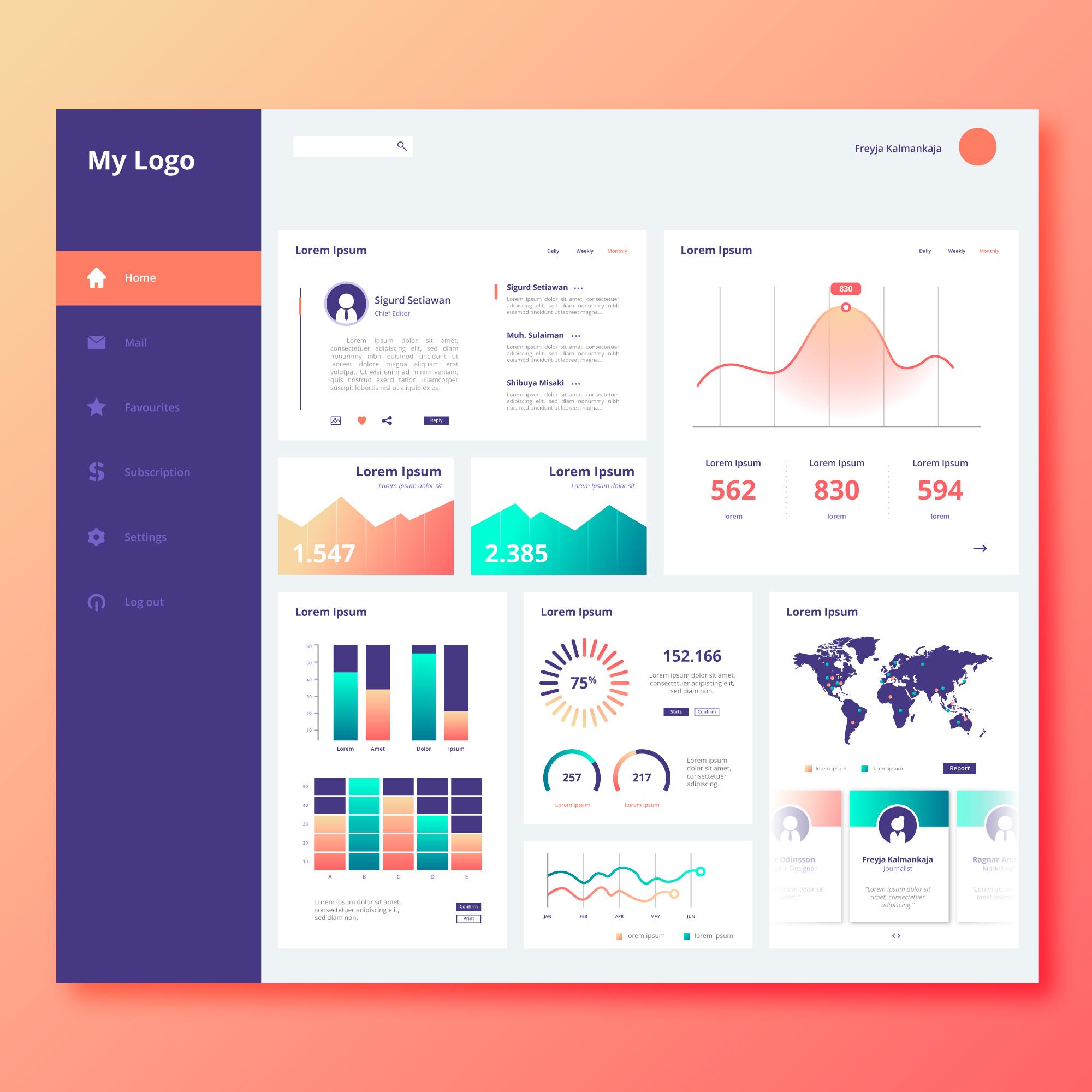Web App Dashboard