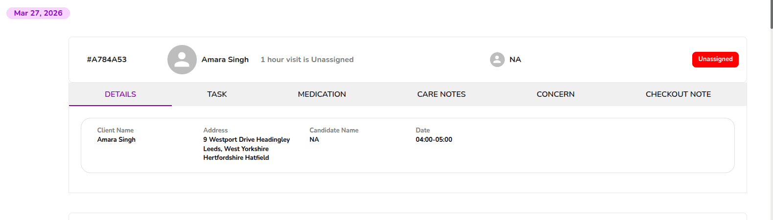 Case escalation interface